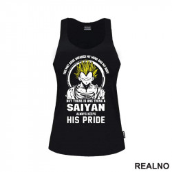 There Is One Thing A Saiyan Always Keeps His Pride - Goku - Dragon Ball - Majica
