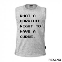 What A Horrible Night To Have A Curse - Castlevania - Majica What A Horrible Night To Have A Curse - Castlevania - Majica