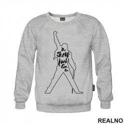 To Show Must Go On - Silhouette - Freddie Mercury - Queen - Duks