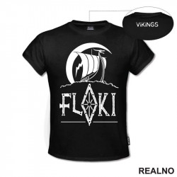 Wiking Ship Silhouette - Floki - Vikings - Majica Wiking Ship Silhouette - Floki - Vikings - Majica