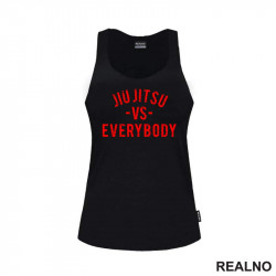 Jiu Jitsu - VS - Everybody - Red - Sport - Majica