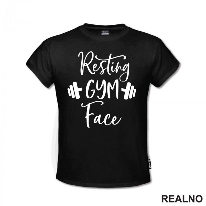 Resting Gym Face - Trening - Majica