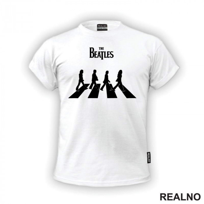 The Beatles Silhouette - Muzika - Majica