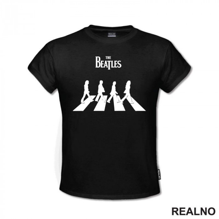 The Beatles Silhouette - Muzika - Majica