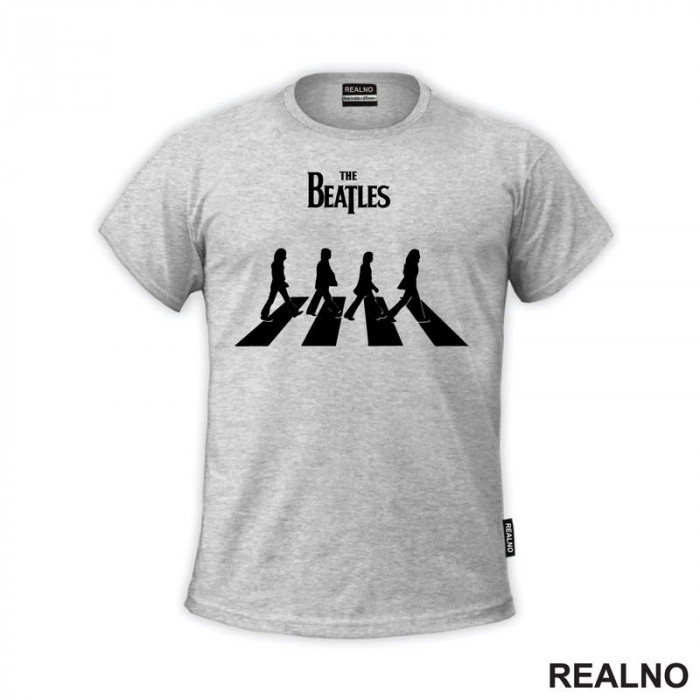 The Beatles Silhouette - Muzika - Majica