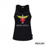 Bon Jovi Logo Illustration - Muzika - Majica