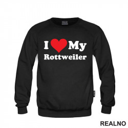 I Love My Rottweiler - Pas - Dog - Duks