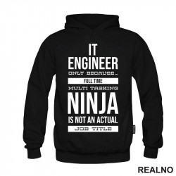 IT Engineer Only Because... Full Time Multi Tasking Ninja Is Not An Actual Job Title - Geek - Duks