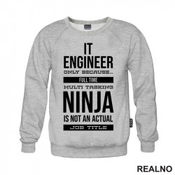 IT Engineer Only Because... Full Time Multi Tasking Ninja Is Not An Actual Job Title - Geek - Duks