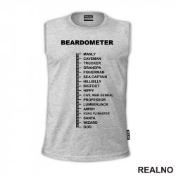 Beardometer - Illustration - Brada - Beard - Majica