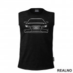 Audi - Outline - Kola - Auto - Majica