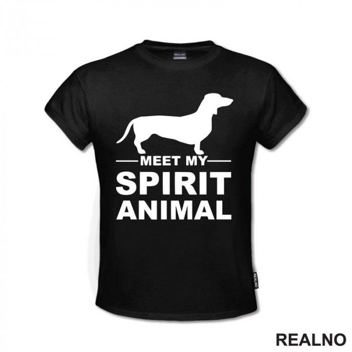 Meet My Spirit Animal - Jazavičar - Pas - Dog - Majica