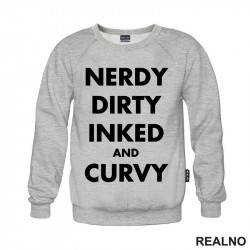 Nerdy, Dirty, Inked And Curvy - Tattoo - Duks Nerdy, Dirty, Inked And Curvy - Tattoo - Duks