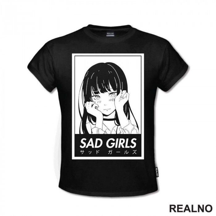 Sad Girls Animebae - Anime - Majica