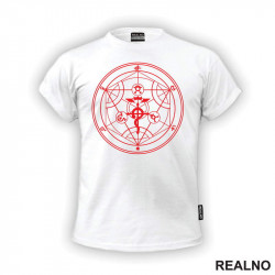 Human Transmutation Circle - Fullmetal Alchemist - Anime - Majica Human Transmutation Circle - Fullmetal Alchemist - Anime - Majica