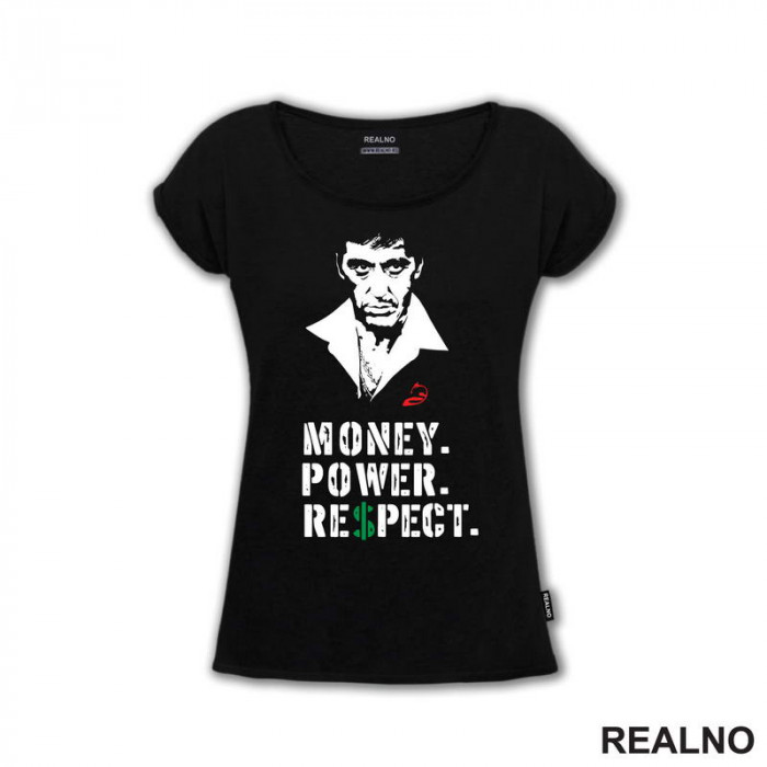 Money. Power. Respect - Scarface - Majica