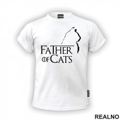 Fathers Of Cats - Mačke - Cat - Majica