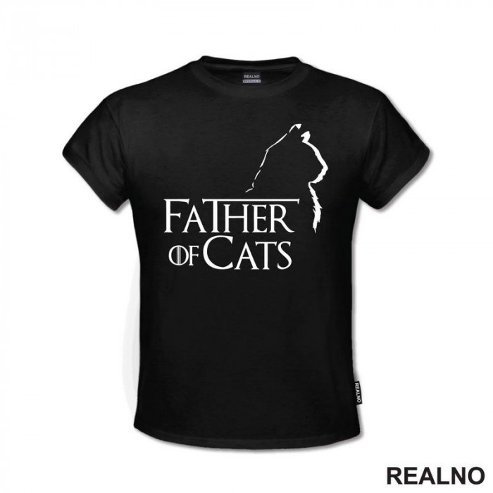Fathers Of Cats - Mačke - Cat - Majica