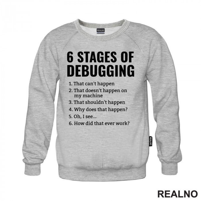 6 Stages Of Debugging - Geek - Duks