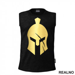 OUTLET - Crna bez rukava muška majica veličine L - Spartanac