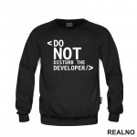 Do Not Disturb The Developer - Geek - Duks
