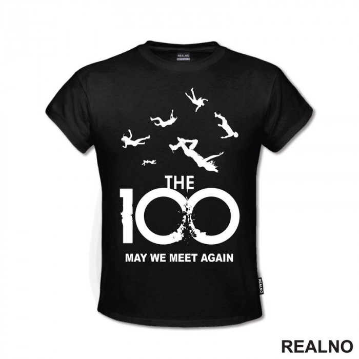 OUTLET - Crna dečija majica veličine 12 - The 100