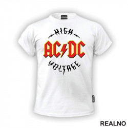 High Voltage - AC - DC - Red And Yellow - Muzika - Majica