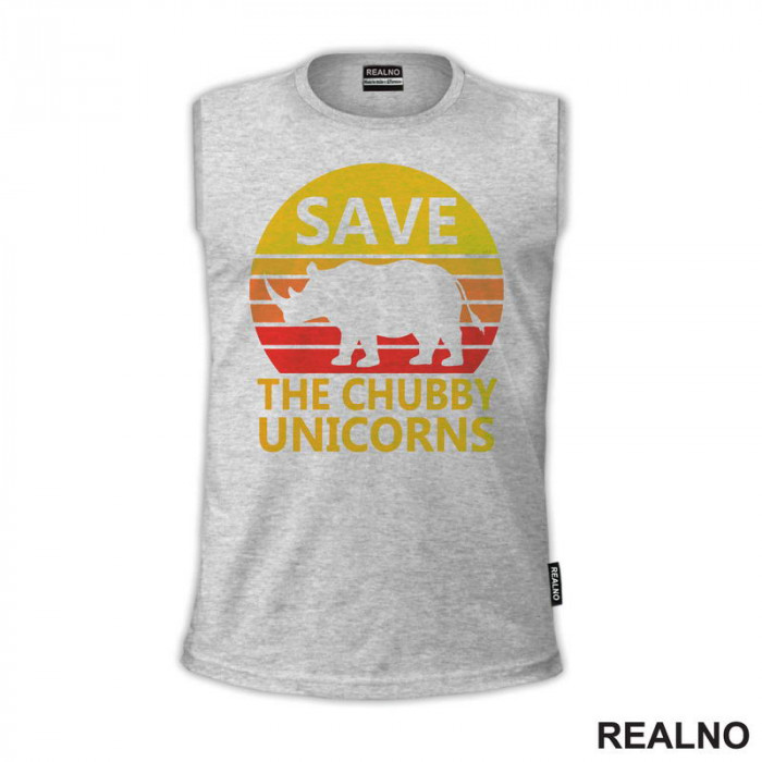 Save The Chubby Unicorns - Colors - Humor - Majica