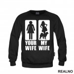 Your Wife, My Wife - Silhouette Symbols - Pas - Dog - Duks