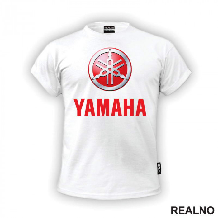 Yamaha Logo - Red - Motori - Majica