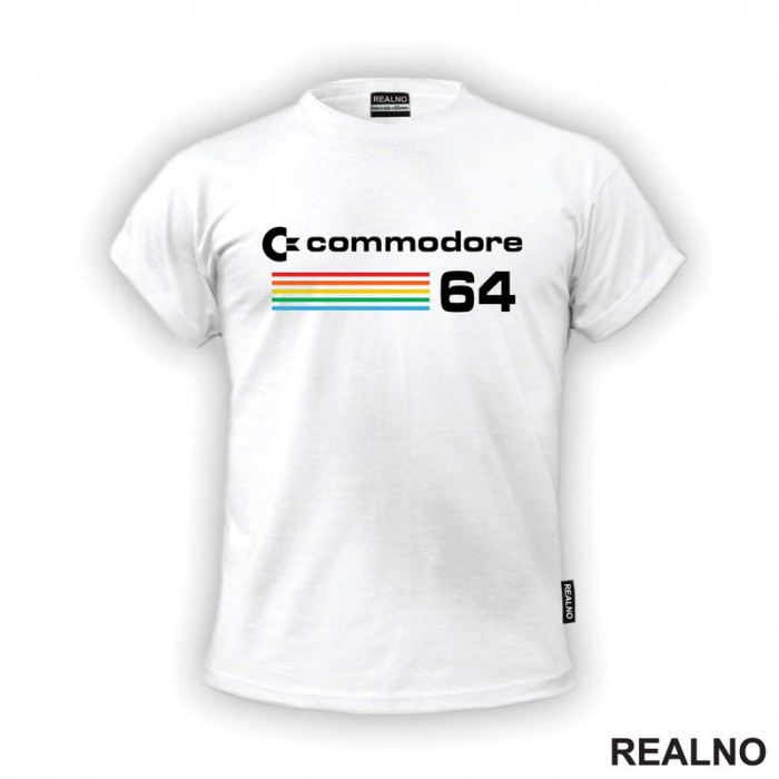 Commodore 64 - Logo - Geek - Majica