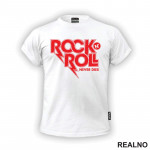 Rock N' Roll Never Dies - Red - Muzika - Majica
