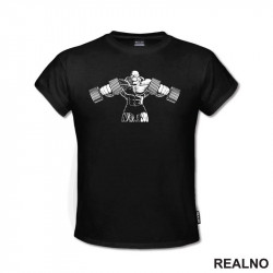Guy With Dumbbells - Illustration - Trening - Majica Guy With Dumbbells - Illustration - Trening - Majica