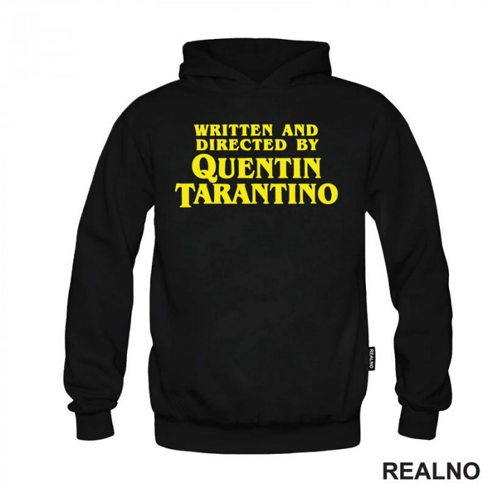 Written And Directed By Quentin Tarantino - Yellow - Duks