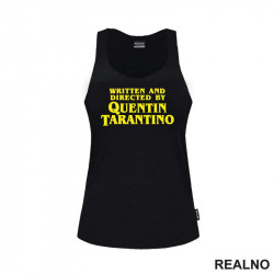 Written And Directed By Quentin Tarantino - Yellow - Majica