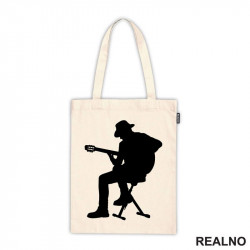 Playing Guitar - Silhouette - Muzika - Ceger