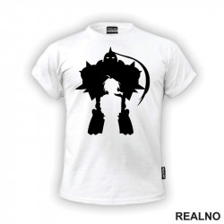 Ed And Al - Fullmetal Alchemist - Anime - Majica																					 Ed And Al - Fullmetal Alchemist - Anime - Majica