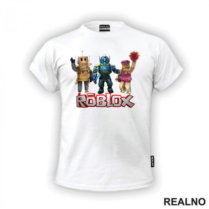 Mr Robot, Blue Paladin And Boho Girl - Roblox - Majica