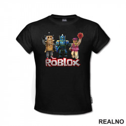 Mr Robot, Blue Paladin And Boho Girl - Roblox - Majica