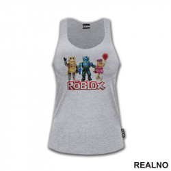Mr Robot, Blue Paladin And Boho Girl - Roblox - Majica