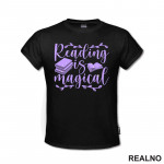 Reading Is Magical - Purple - Books - Čitanje - Knjige - Majica