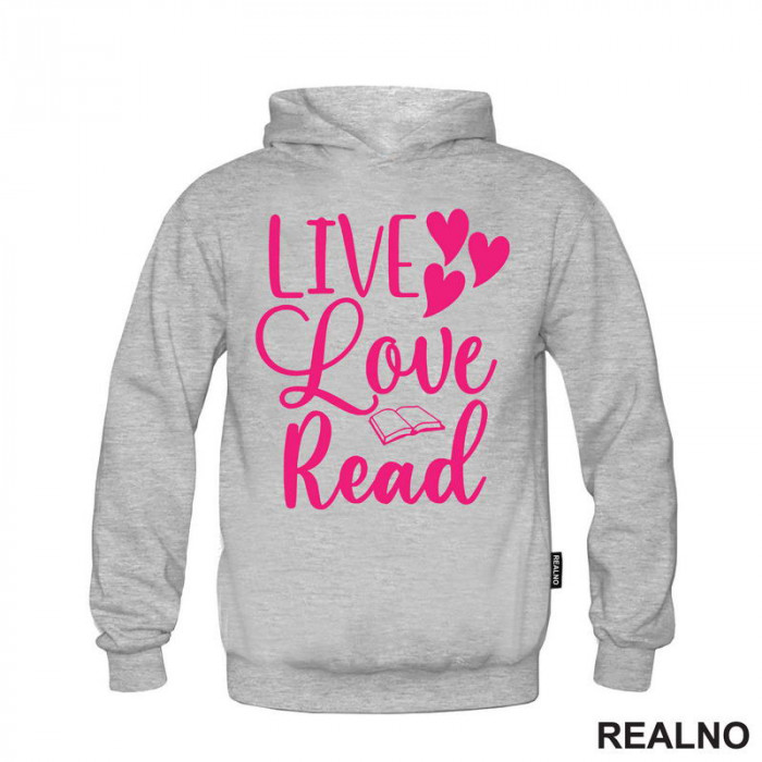 Live Love Read - Pink - Books - Čitanje - Knjige - Duks