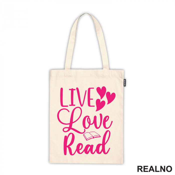 Live Love Read - Pink - Books - Čitanje - Knjige - Ceger
