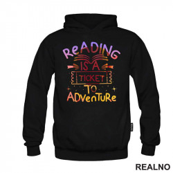 Reading Is A Ticket To Adventure - Colors - Books - Čitanje - Knjige - Duks