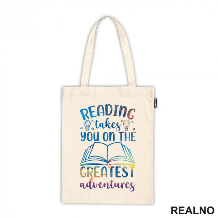 Reading Takes You On The Greatest Adventures - Open - Colors - Books - Čitanje - Knjige - Ceger