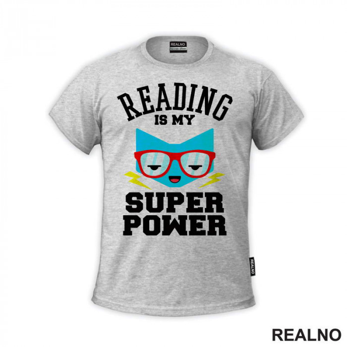 Reading Is My Superpower - Books - Čitanje - Knjige - Majica