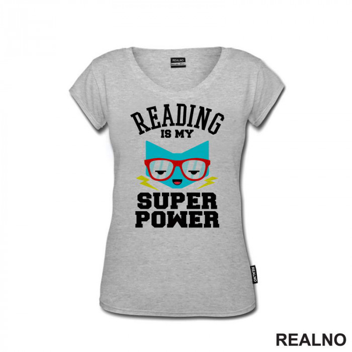 Reading Is My Superpower - Books - Čitanje - Knjige - Majica