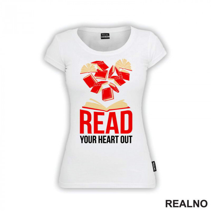 Read You Heart Out - Books - Čitanje - Knjige - Majica