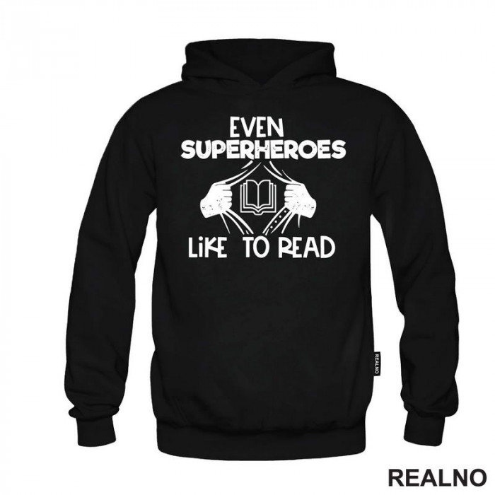 Even Superheroes Like To Read - Books - Čitanje - Knjige - Duks
