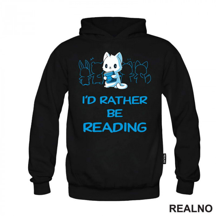 I'd Rather Be Reading - Cute - Books - Čitanje - Knjige - Duks